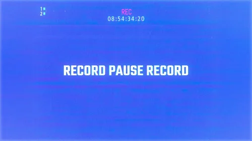 record pause record poster